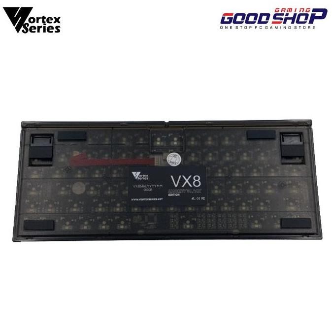 VortexSeries VX8 Mechanical Keyboard - Smokey Black