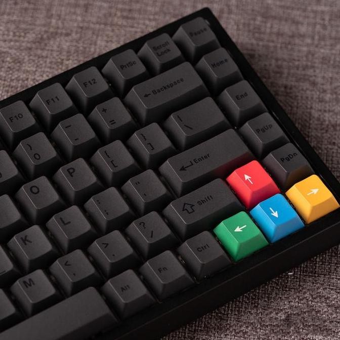 Full-Black PBT Keycaps Cherry profile