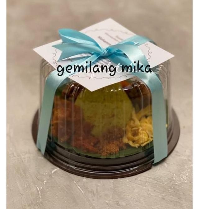 mika tumpeng mini/ mika bolu bulat/ mika kue ulang tahun