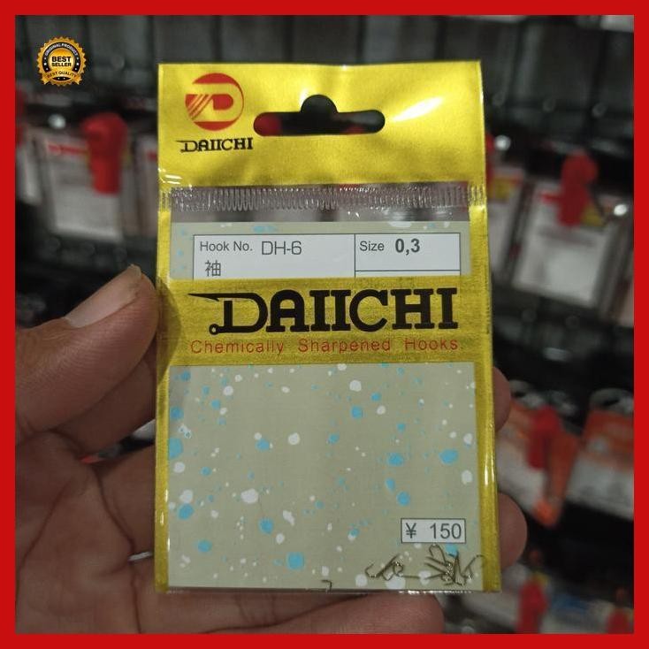 Cod - Kail Pancing Daiichi Dh-6 Sode Hook Daichi Dh 6 Mata Kail Tanpa Lubang Jig Umpan Bestseller