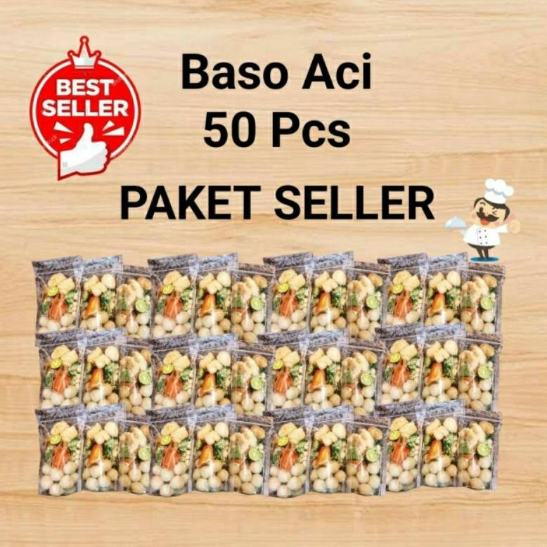 

TERMURAH Paket 50pcs Baso Aci Instan Komplit Lada Pisan Siap kirim