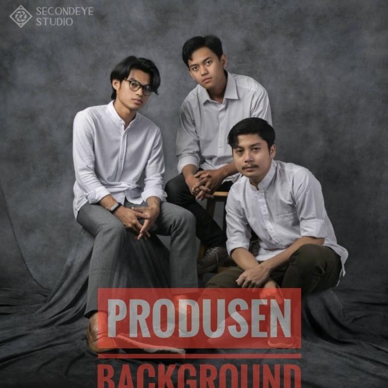 Kain Background Abstrak Abu Studio Foto 3X2,5M