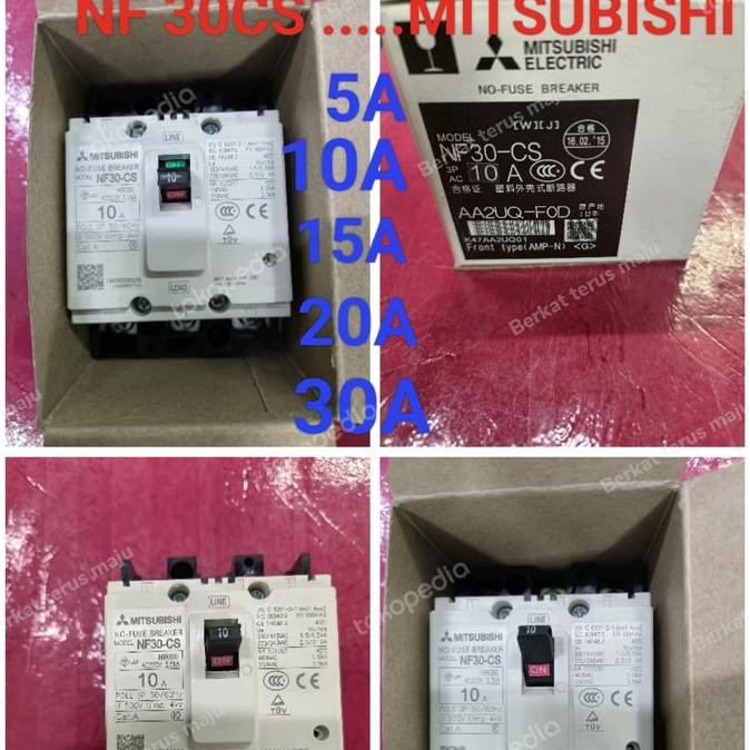 Promo Mccb Nf 30CS  3P. ..... Merk mitsubishi ( pilihan amper di varian ) COD