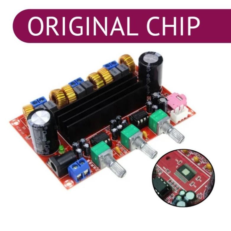 ''Terlaris" Kit Amplifier Tpa3116D2 Class D 2X0 Watt + 100 Watt Subwoofer Power Murah