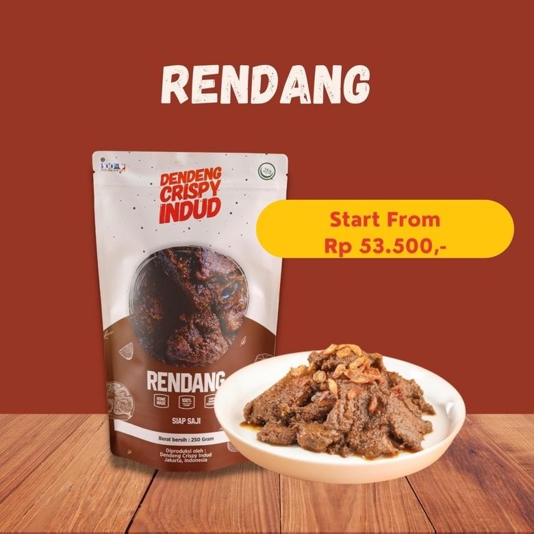 

TERMURAH Rendang Sapi Indud 125 Gram - 250 Gram Siap kirim