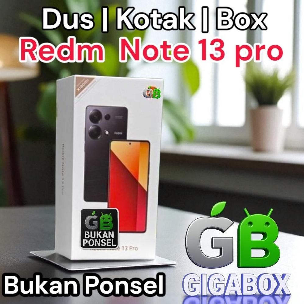 

Dus Kardus Box Kemasan Redm Note 13 Note 13 Pro Dus Only untuk Pajangan Dekoratif