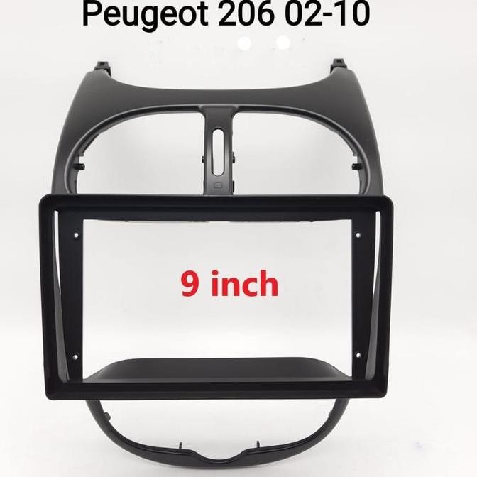Promo Frame 9 inch Peugeot 206 2002 - 2010 Panel Head Unit COD