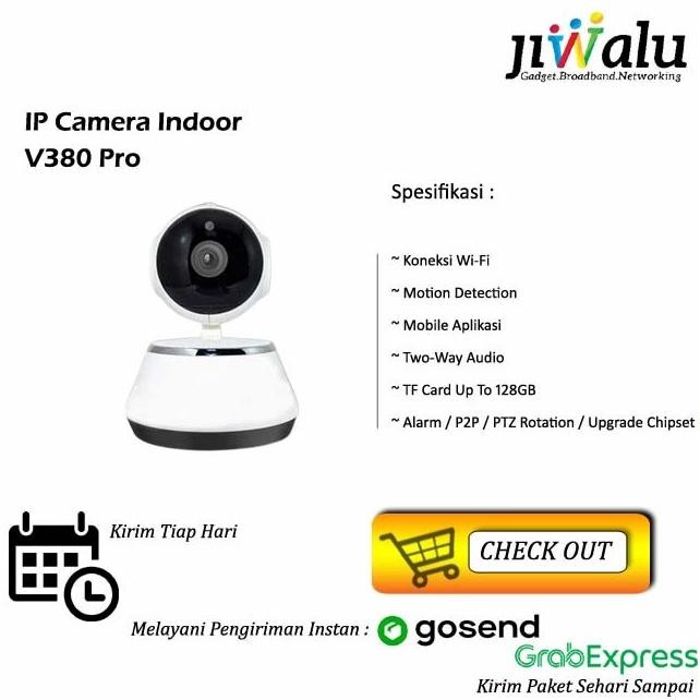 Cctv Ip Camera Hd 720P Wifi Smart Net Camera Pengintai V380 Pro