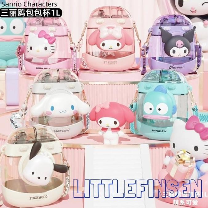 NEW Botol sanrio original teguk dan sedot/botol sanrio original tritan
