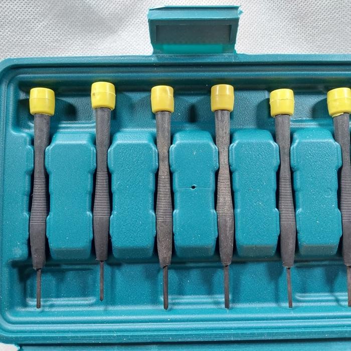 FMT obeng set jam/hp Obeng set besar 12pcs Tool kits set Perkakas Tangan
