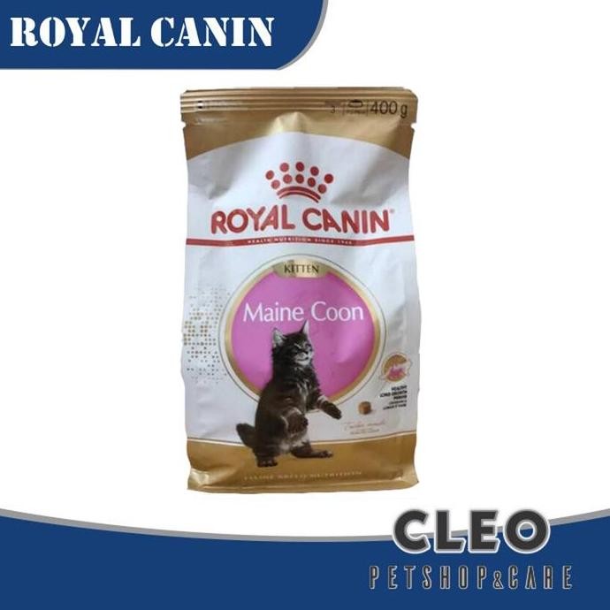 Terbaik Makanan Kucing Royal Canin Cat Kitten Maine Coon 400Gr Dry Food 100% Ori