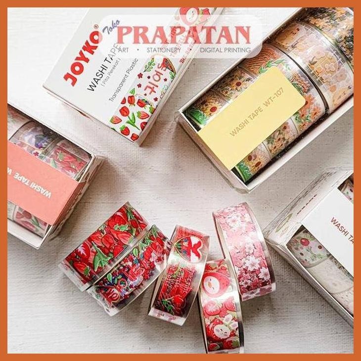 

(ATK) JOYKO WASHI TAPE SET WT-107~109 | PITA PEREKAT ALAT TULIS LUKIS SEKOLAH KULIAH GAMBAR KANTOR