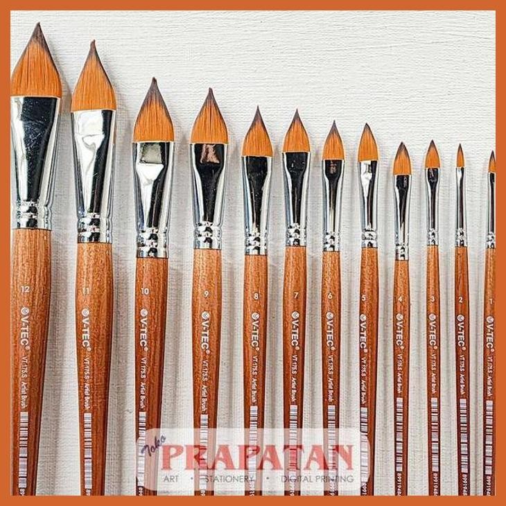 

(ATK) KUAS LUKIS V-TEC VT175S OVAL WASH | V-TEC PAINT BRUSH OVAL WASH ALAT TULIS LUKIS SEKOLAH KULIAH GAMBAR KANTOR
