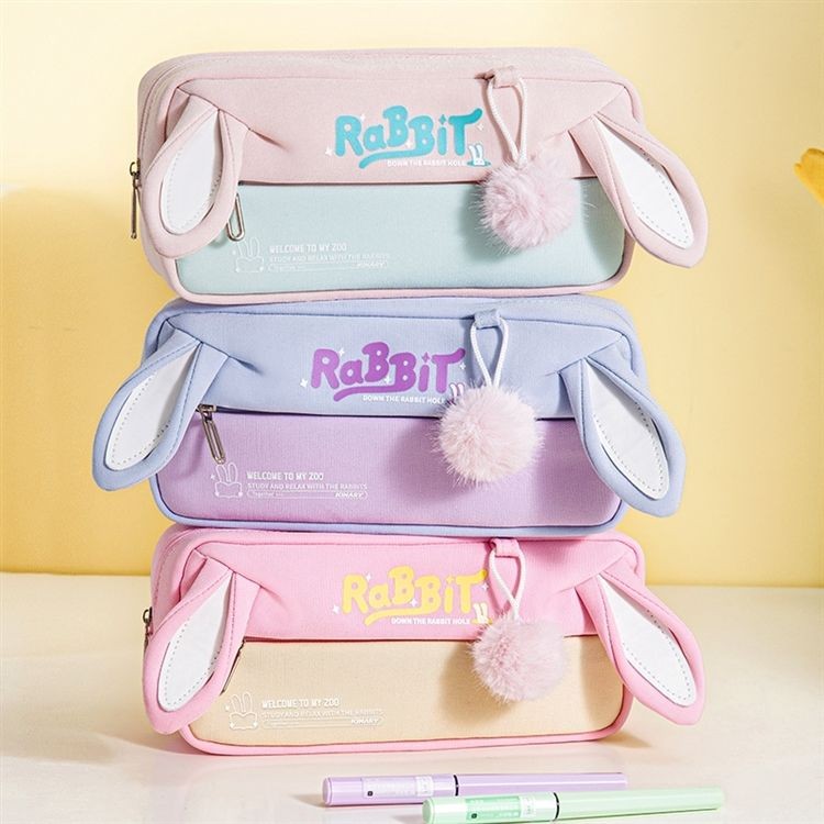 Kotak Pensil Kapasitas Besar Gaya Korea untuk Siswa Sekolah Dasar Jindeli/Kotak pensil untuk anak pe