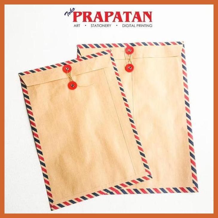 

(ATK) AMPLOP COKLAT AIRMAIL 312 ECERAN 38.8CM X 28.6CM ALAT TULIS LUKIS SEKOLAH KULIAH GAMBAR KANTOR