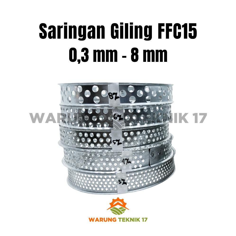 Bisa Cod Saringan Giling Penepung Diskmill Ffc15 Ukuran 0,3 Mm - 8 Mm Giling Kopi Beras Jagung Ffc 1