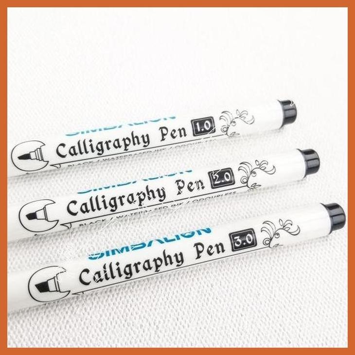 

(ATK) SIMBALION CALLIGRAPHY PEN 1.0/2.0/3.0 BLACK / PENA KALIGRAFI ALAT TULIS LUKIS SEKOLAH KULIAH GAMBAR KANTOR