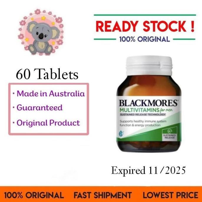 Blackmores multivitamin men 50 tablet multi vitamin pria -KOA