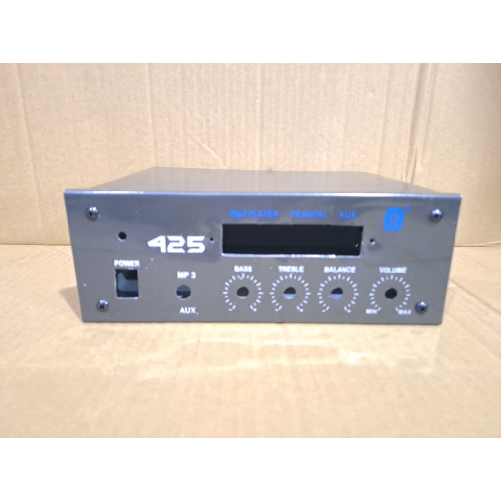 Box Amplifier Mini + Usb/mp3 Plat Kaleng Bostec BC 425 * Promo *