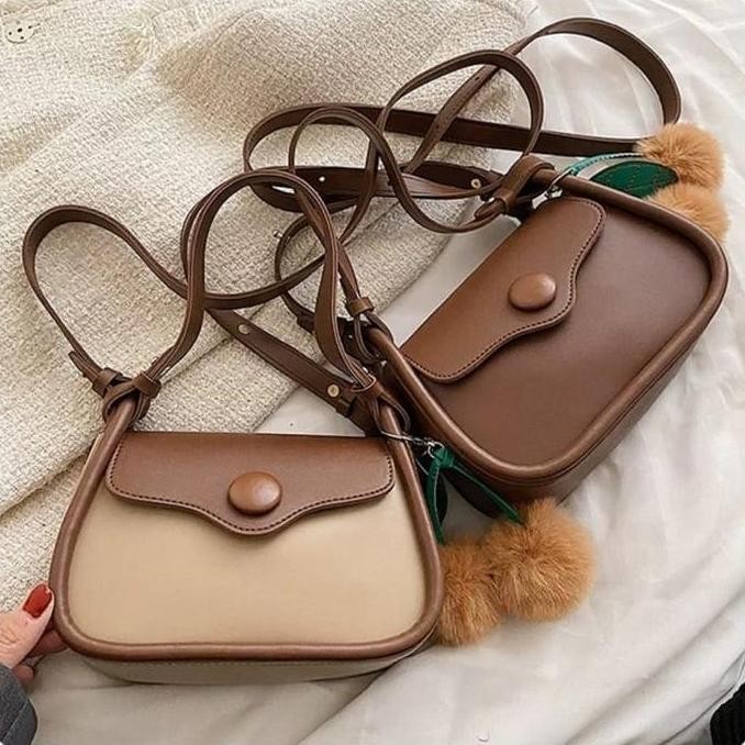 DB202 }} - Tas wanita - tas selempang wanita - sholderbag wanita - Tas wanita terbaru Hitam