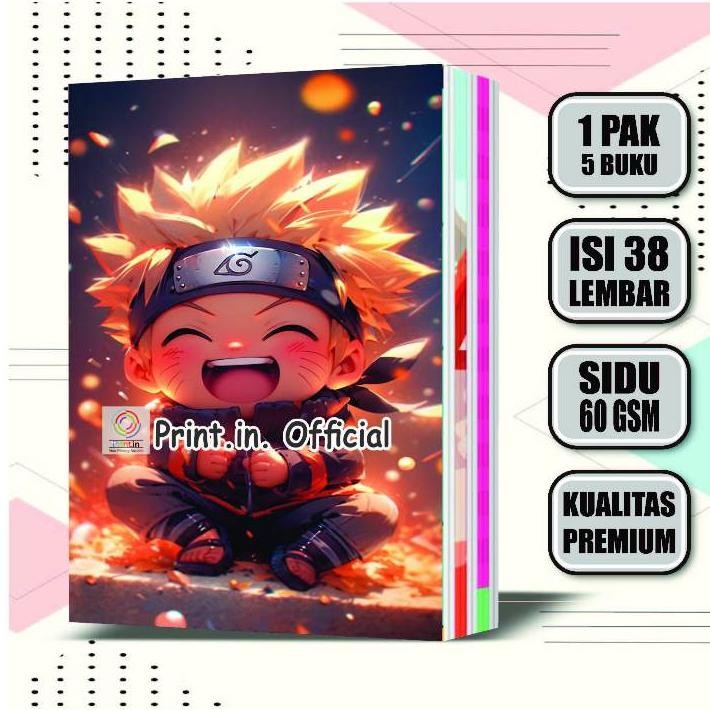 

Termurah Buku Tulis Custom Cute Naruto Baby 38 Lembar / Buku Tulis Sekolah Gs-56