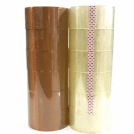 

Ready_Stock_Cod (1Slop= 6Pc) Lakban 100 Yard 2 Inch Isolasi Bening Coklat Fb-4