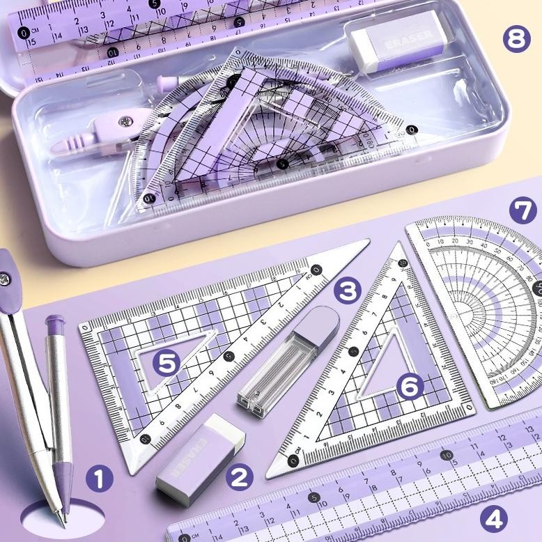 

Promo..!!! [Dotding] Set Alat Geometri Presisi 8In1 Jangka/Penggaris Dengan Kotak Logam Anti Karat - Perlengkapan Pelajar Smp/Sma & Kantor H261 An85