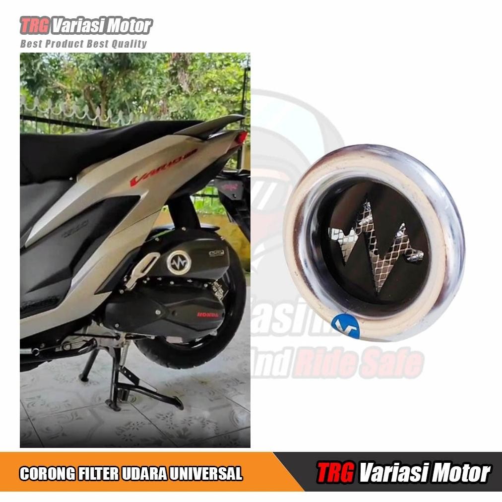 [Kecil Corong Filter Udara Corong Velocity Universal Semua Motor Motif Akrilik Detak Jantung Uj-53