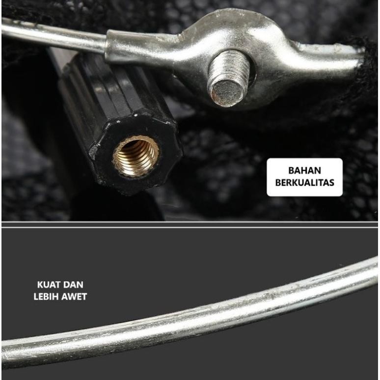 Terlaris Serok Ikan Lipat Serok Jumbo Koi Jaring Ikan Lipat Serokan Ikan Mancing Ez23