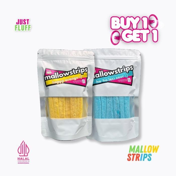 

[Buy 1 Get 1] Marshmallow Strips Justfluff [Halal]