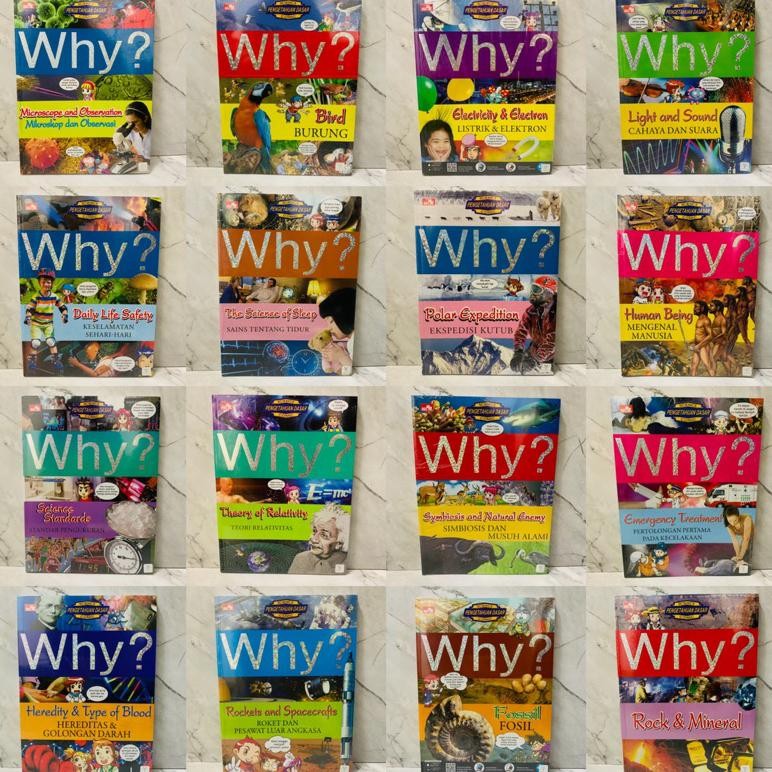 Viral Original Komik Why? Seri Pengetahuan Dasar / Social Science / Country / People / Matematika / 