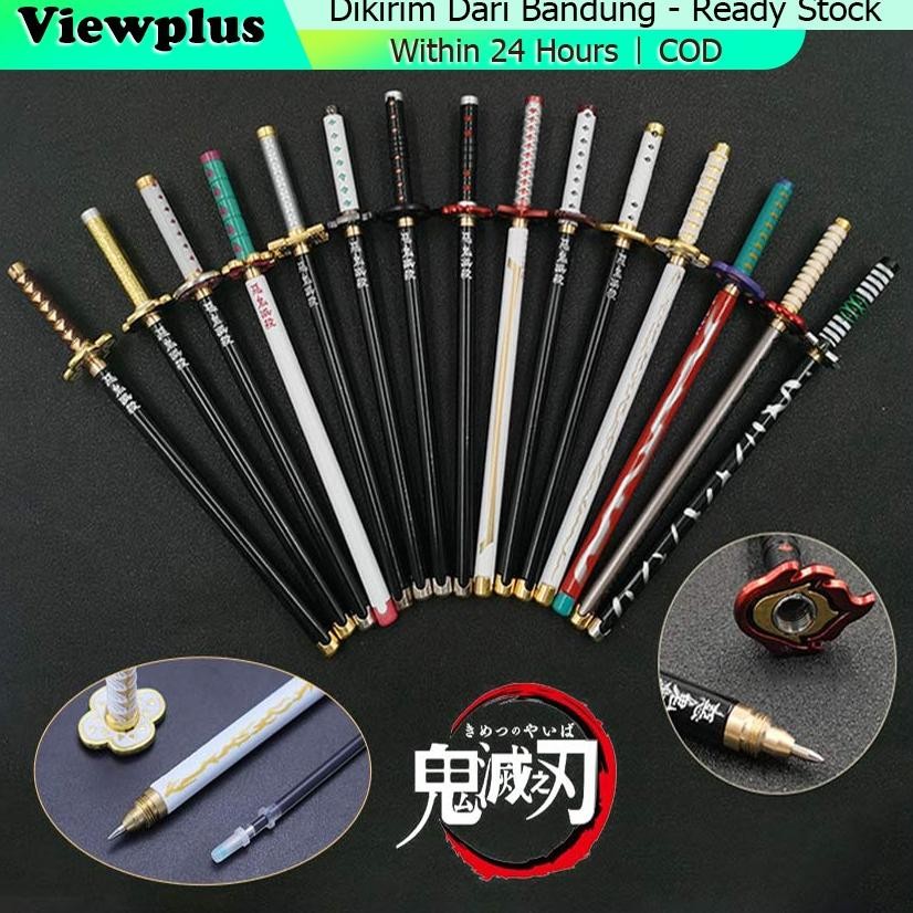 Terlaris Pulpen Pedang Sword Pen Zenitsu Anime Demon Slayer Kimetsu No Yaiba Gh-56