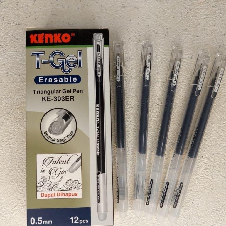 

Fue-K5X20 Pulpen Triangular Gel Pen ,Bisa Dhapus Kenko Ke-303Er/ Per Pak Ah67