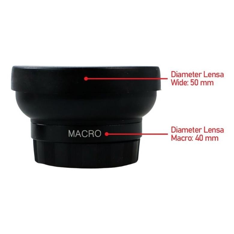 Original Apexel Lensa Wide Hp 0.45X Lensa Super Wide Hp Lensa Hp Lensa Super Wide Angel Gh-45