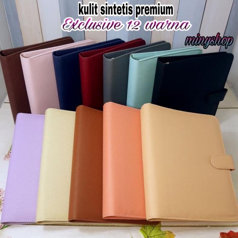 

Ready_Stock_Cod Binder Polos Exclusive A5 20 Ring Ada 12 Warna Pilihan Agenda Kuliah Kulit Jk-54