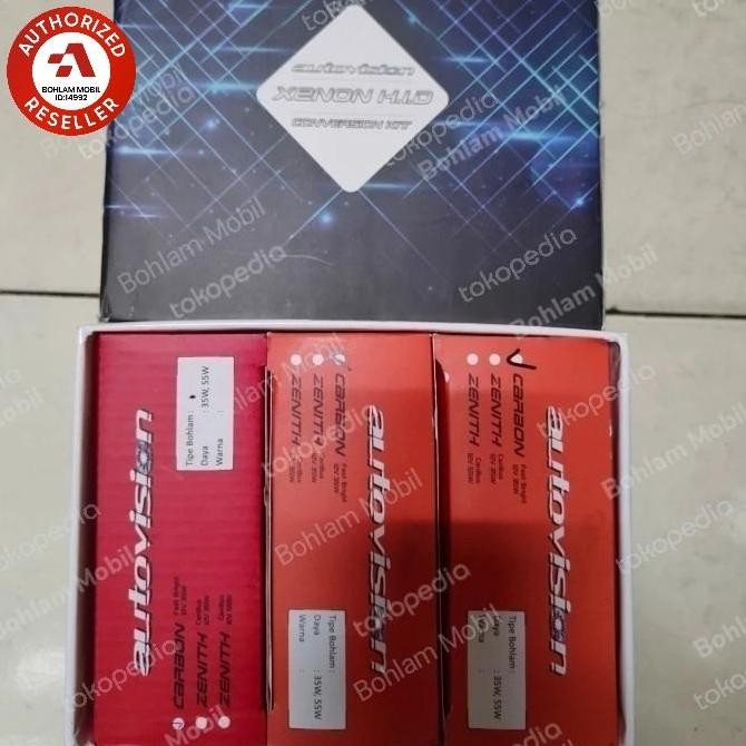 Autovision HID Carbon Singel Kit 55W H1 H3 H7 H11 HB3 HB4 4300K/6000K Original