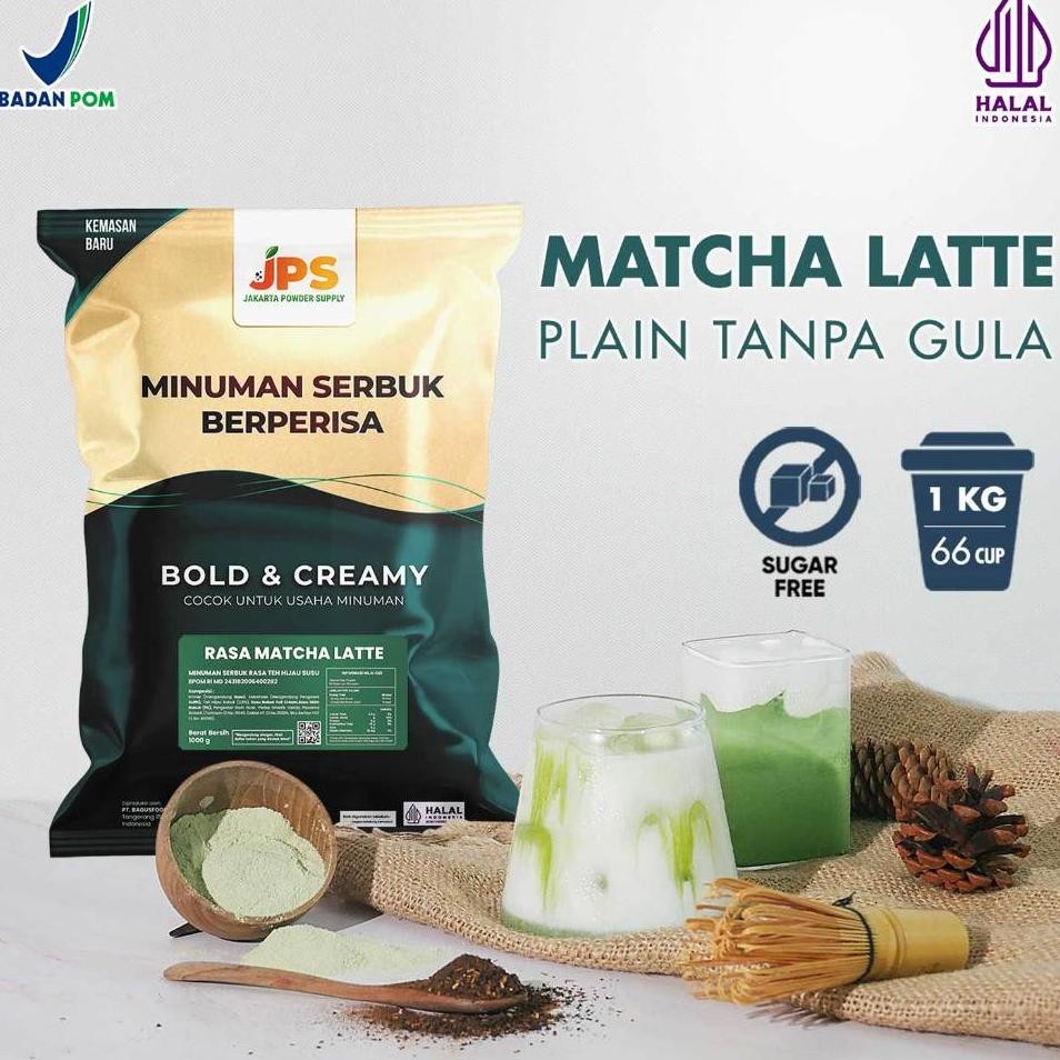 

Powder Drink Jps Bubuk Minuman Rasa Matcha Latte Plain 1Kg