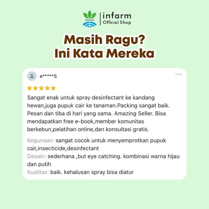 GFT INFARM - Botol Sprayer 500Ml Untuk Tanaman Infarm sprayer  Botol Spray Botol Siram Tanaman Botol