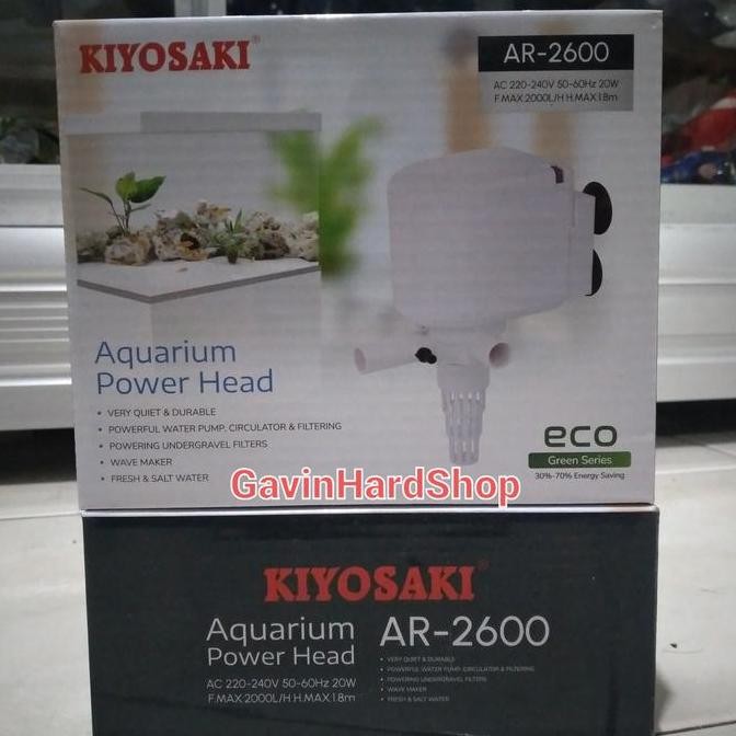 Pompa Aquarium Pompa Power Head Pompa celup Kiyosaki AR-2600 2000 L/H