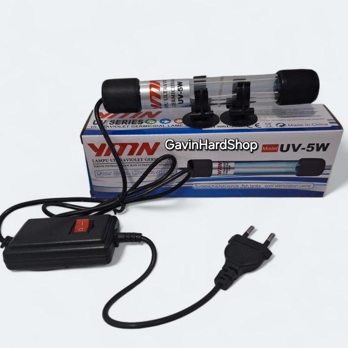 Lampu UV celup UV Lampu kolam aquarium 5 watt