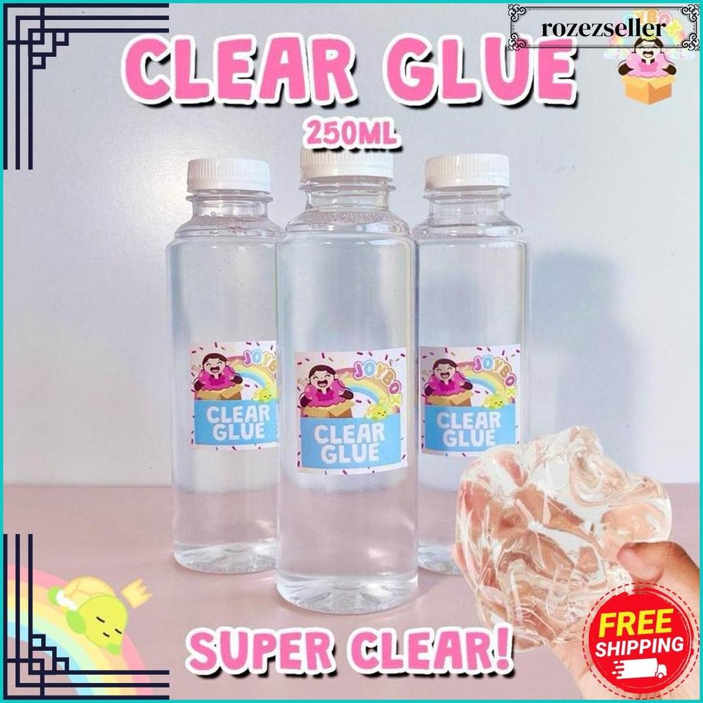 

Lem Bening Clear Glue 250Ml By Joybox / Pembuat Slime/ Lem Serbaguna /Bahan Slime Cod