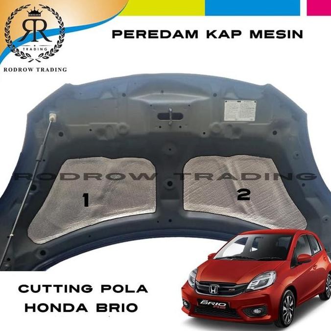 DF188>> Peredam Mesin Mobil Honda Brio / Cutting Pola Peredam Panas Mobil Brio