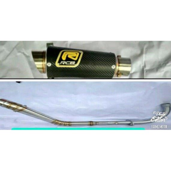knalpot rcb carbon kolong for jupiter z vega r supra x grand c70 Original