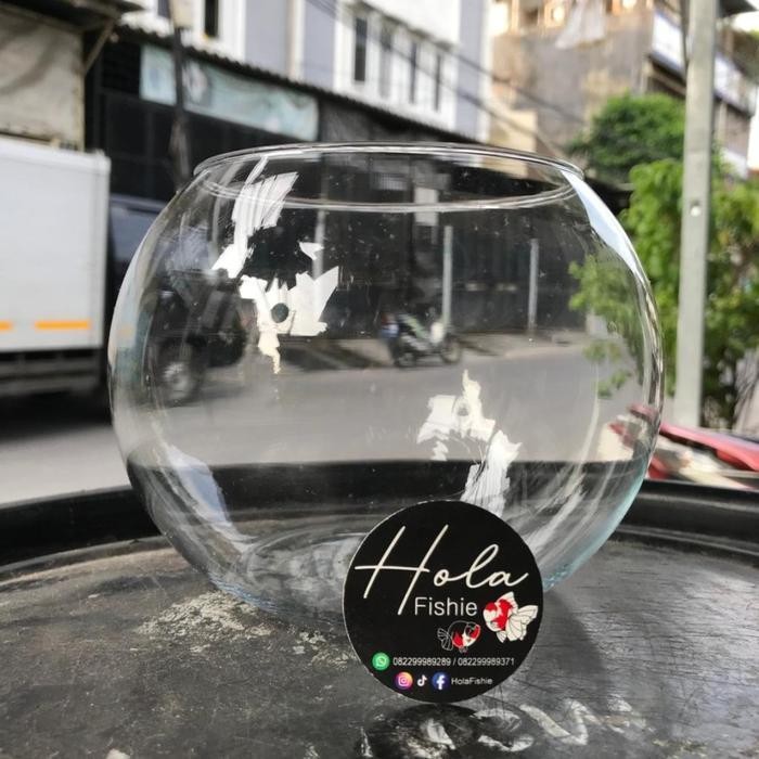 RA (GOJEK) AQUARIUM BULAT 12 LITER / FISH BOWL