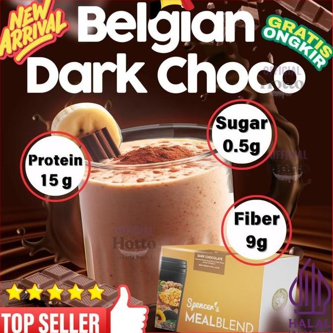 

(POTONGAN HARGA 50%) Spencer's MEALBLEND DARK CHOCO (MOST POPULAR) (1 BOX = 15 SACHET)
