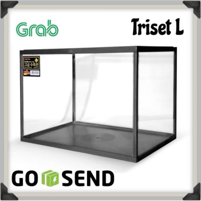 RA [OJOL ONLY] Aquarium Akrilik Nikita Triset Ukuran L / Nikita Glass Water Tank L
