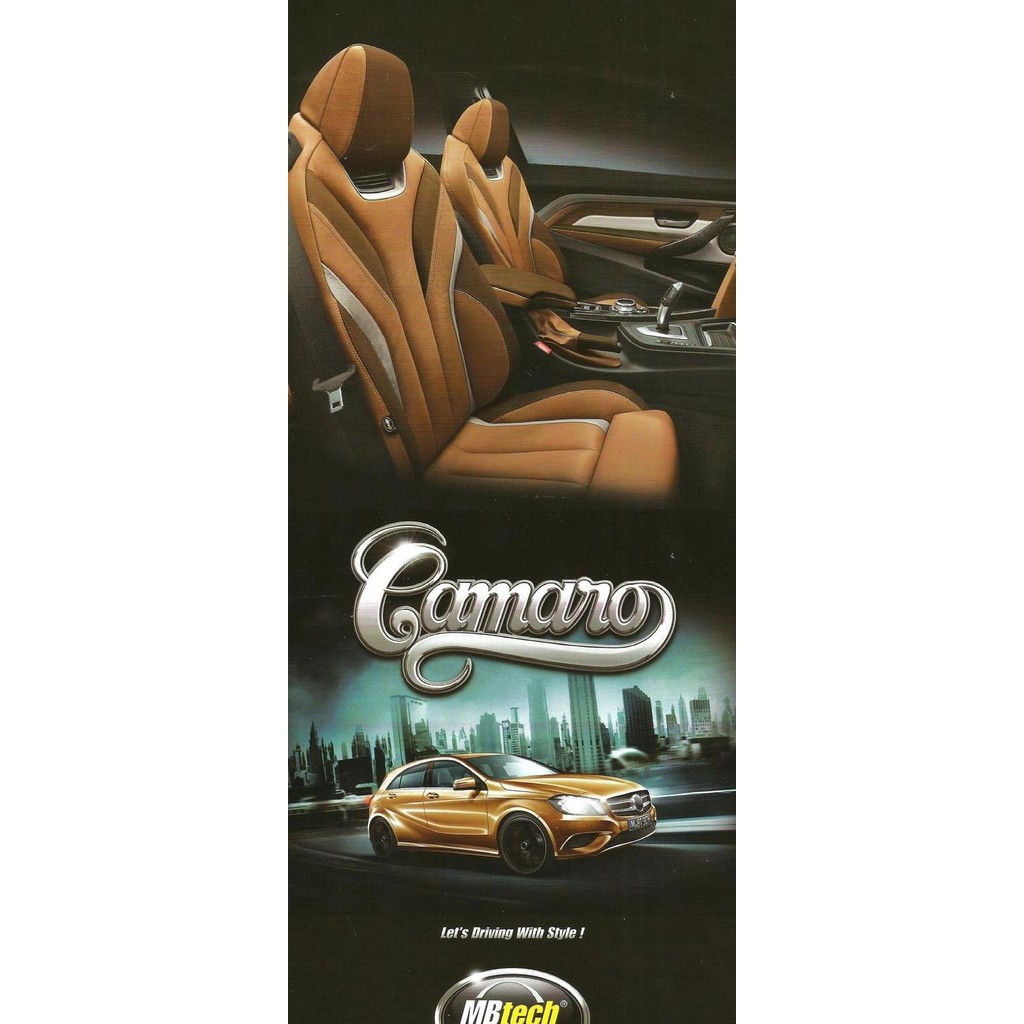 DF182>> Kulit MB Tech - Camaro (Interior, Furniture, Sofa, Jok Mobil)