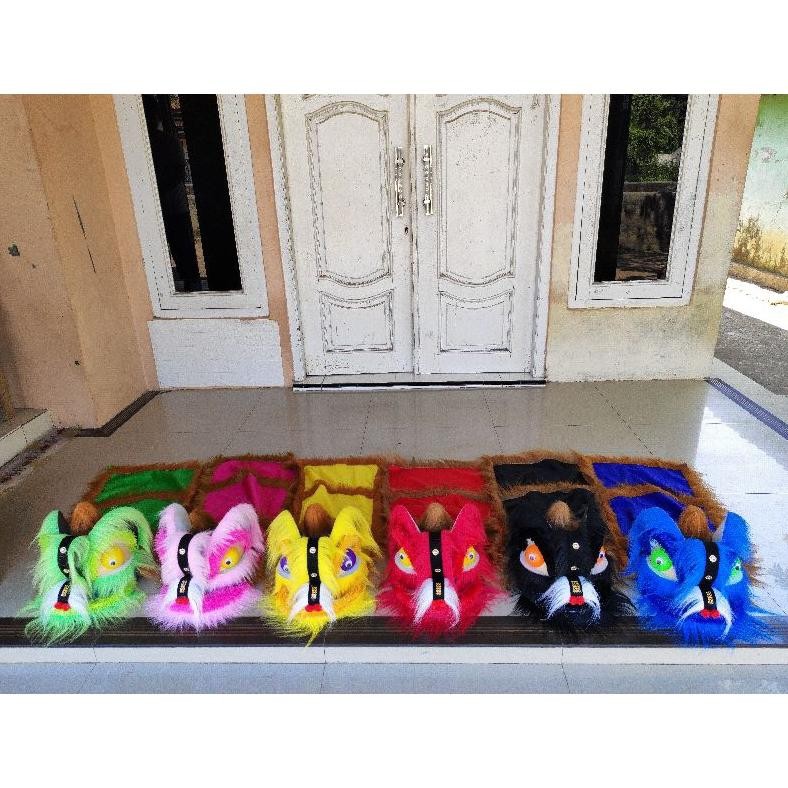 [Kecil Mainan Topeng Barongsai Barongan Anak Asd-86