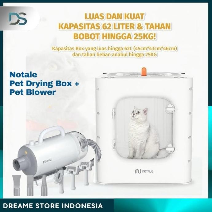 NOTALE PET BLOWER + DRYING BOX GROOMING SET CO