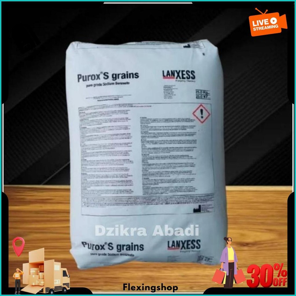 

Sodium Benzoate Purox Ex Holland Pengawet Makanan 500 Gr Cod